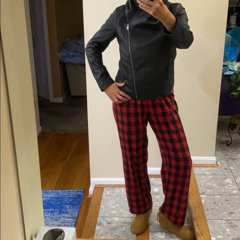 Helmet Lang butter soft black leather jacket